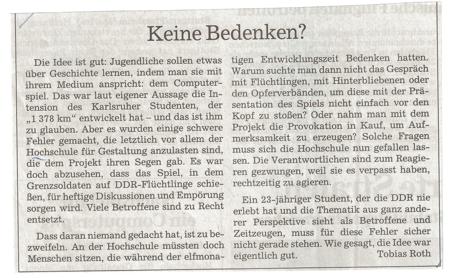 Presseausschnitt: bnn